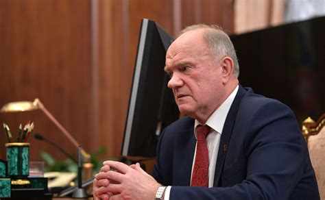 meeting with communist party leader gennady zyuganov
