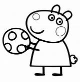 Peppa Pig Suzy sketch template