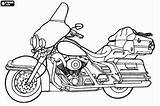 Coloring Pages Harley Davidson Glide Motorcycle Ultra Classic Electra Clipart Motorcycles Colouring Bike Print Luxurious Drawings Logo Cliparts Elektra Kids sketch template
