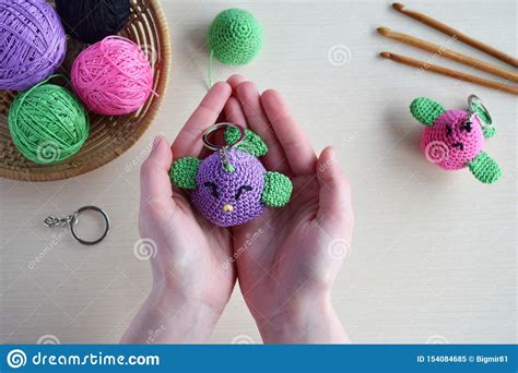het maken gekleurd vogel haken stuk speelgoed voor babys  trinket voor de lijstdraden naalden