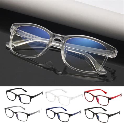 computer eyeglasses frames blue light blocking reading glasses flat