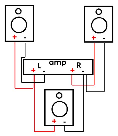 odd   wiring  speakers   amp  speaker plans