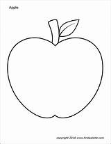Apples Firstpalette Printables Preschool sketch template