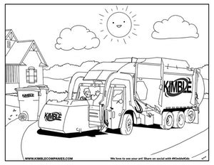 garbage truck coloring pages garbage truck coloring page