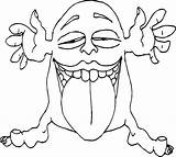 Coloring Pages Printable Monsters Kids sketch template