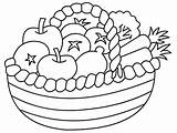 Buah Gambar Mewarnai Keranjang Dalam Coloring Fruit Untuk Fruits Basket Sketsa Vegetables Buku Healthy Warna Wide Netart Dari Artikel sketch template