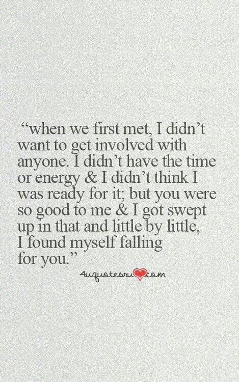 when we first met
