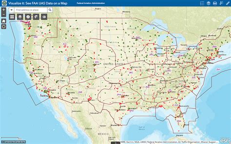 faa drone flying map picture  drone