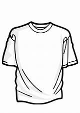 Shirt Coloring Tee Clipart Blank Shirts Tshirt Pages Large Getdrawings Edupics sketch template