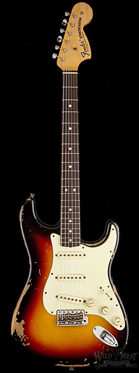 michael landau signature  relic stratocaster  tone sunburst wild west guitars