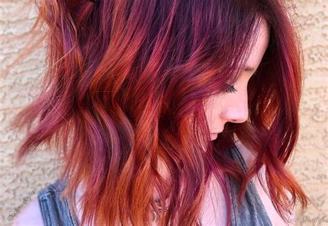 37 best red highlights in 2020 for brown blonde and black hair
