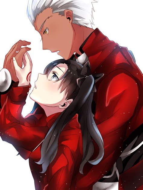 tohsaka rin and archer fate and 1 more drawn by mady madine08260