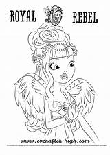 High Cupid Ever After Coloring True Hearts Pages Kids Cheshire Kitty Everafter Getcolorings Funny Ca Print sketch template
