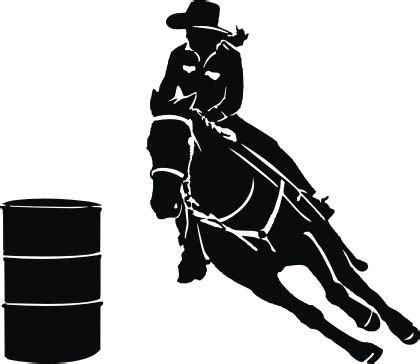 girl barrel racing silhouette google search horse silhouette