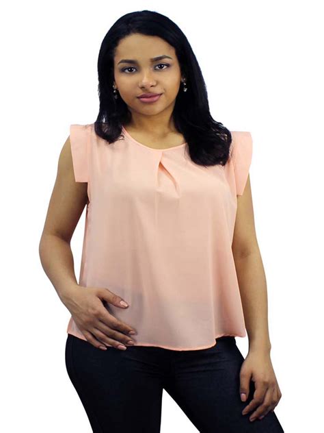 simple sleeveless crepe chiffon blouse ebay