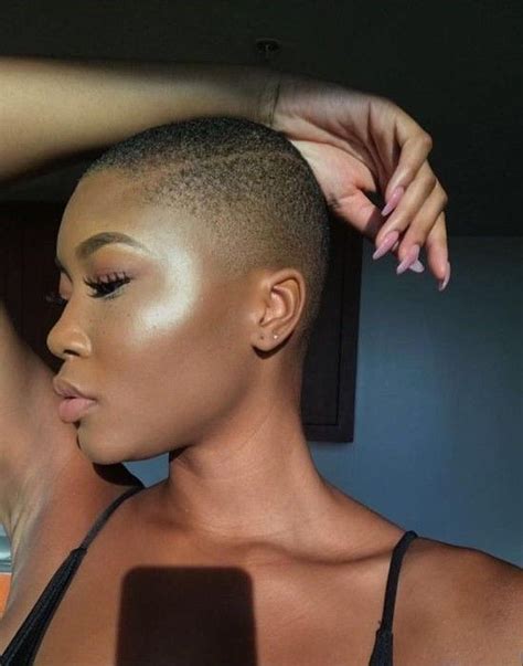 pin by erica lincoln on buzzcut twa bald hair short hair styles