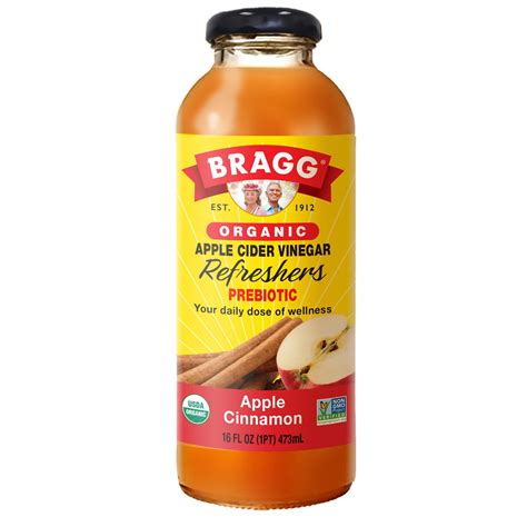 bragg organic apple cinnamon apple cider vinegar drink shop juice