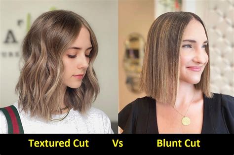 textured cut  blunt cut whats  difference hairstylecamp