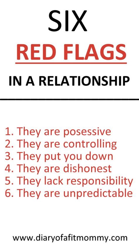 6 Red And Green Flags In A Dating Relationship Diary Of A Fit Mommy