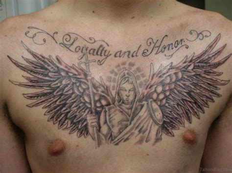 86 Graceful Angel Tattoos For Chest Tattoo Designs –