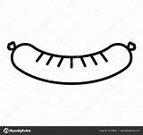 Sausage Coloring Silhouette Raw Sausages Vector Pages Illustration Wavy Template Designlooter Big Stock Oktoberfest Jar Beer Icon Pretzel Celebration 418px sketch template
