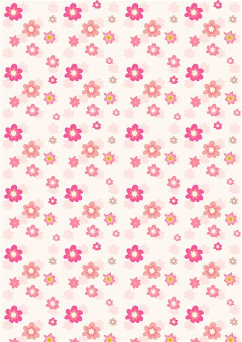 digital floral scrapbooking paper  pink ausdruckbares