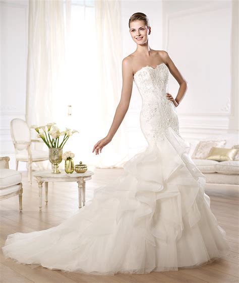 glamorous pronovias wedding dresses 2014 dreams collection