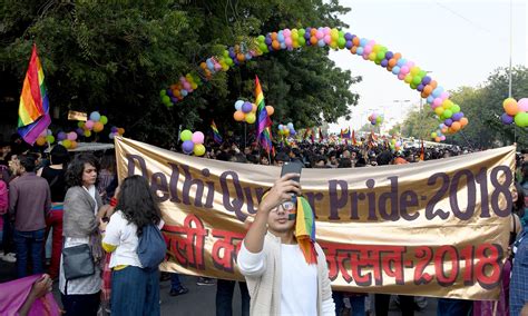 Indias Lgbt Community Marches Freely After Gay Sex Decriminalised