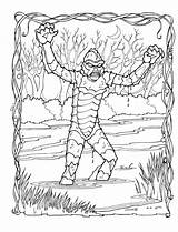 Coloring Creature Lagoon Pages Getcolorings Color sketch template
