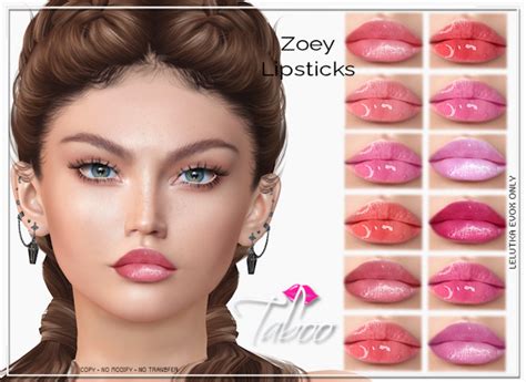 second life marketplace taboo zoey lipstick [hud]
