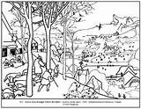 Snow Coloring Hunters Bruegel Lesson Plan sketch template