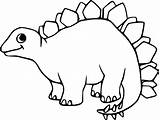 Stegosaurus Coloring Printable Pages Adorable Kids Description sketch template