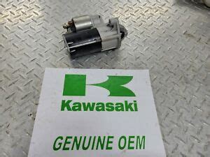 kawasaki mule pro fxt  engine starter motor electric  ebay