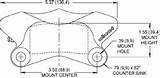 Motorcycle Dimensions Caliper Wilwood Brake Calipers Rear Sprocket Mount Description sketch template