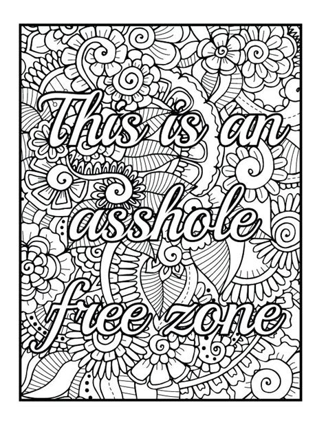 swear word coloring page coloring page  kids coloring home