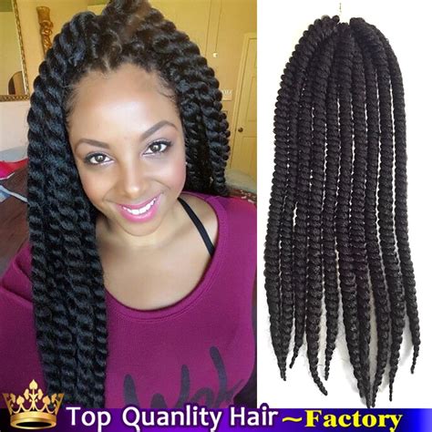 24 Havana Mambo Twist Crochet Nubi Braiding Hair Senegalese Twist