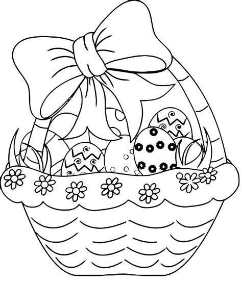 easter toddler coloring pages