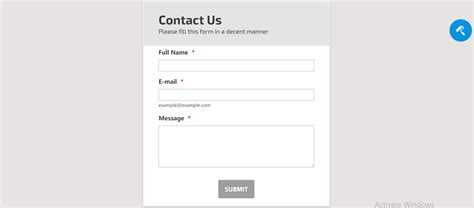 html contact form contact  page templates