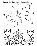 Coloring Kids Pages Dot Dots Connect Colouring sketch template