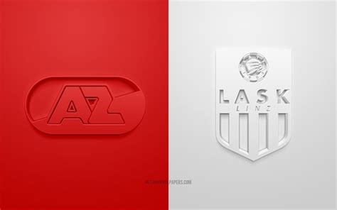 wallpapers az alkmaar  lask uefa europa league  logos promotional materials red