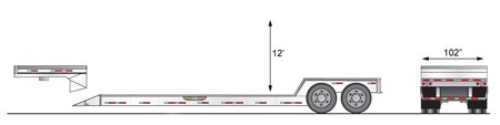 double drop rgn  removable gooseneck trailer