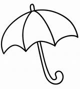 Umbrella Coloring Pages sketch template