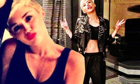 Miley Cyrus Shows Her Silly Side On Twitter In Red