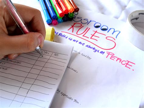 how to set up a class contract or classroom rules 6 steps