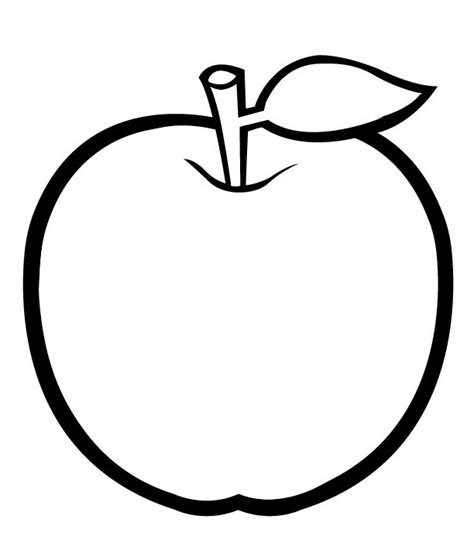 apple coloring pages  print