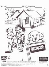 Coloring Pages Realtor Template Coldwell sketch template