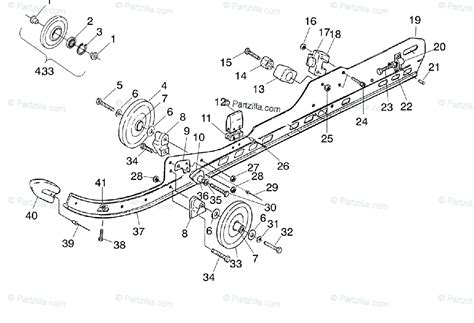 polaris snowmobile  oem parts diagram  suspension  partzillacom