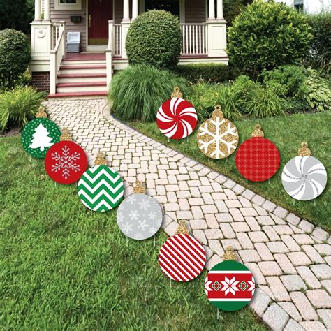 ornaments lawn decorations outdoor holiday  christmas yard