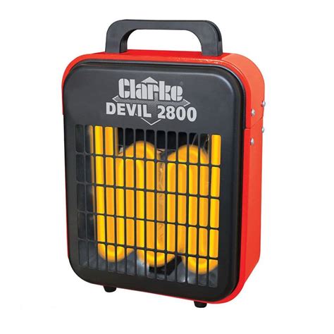 clarke devil  electric fan heater  kw btu  hz