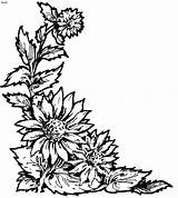 Coloring Pages Aztec Clipart Sunflower Book Flora Library Clipartbest Plants Flowers Sun sketch template